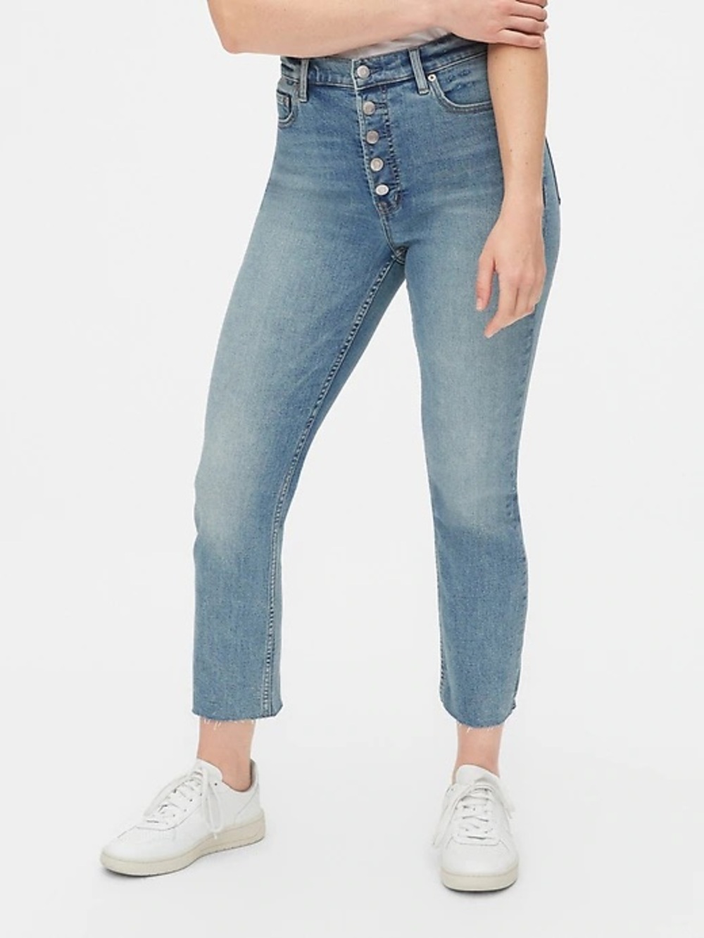 Gap High Rise Button-Fly Vintage Slim Jeans
